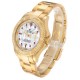 Rolex Yachtmaster Yellow Gold Mother of Pearl Ruby Serti Mens Watch 16628