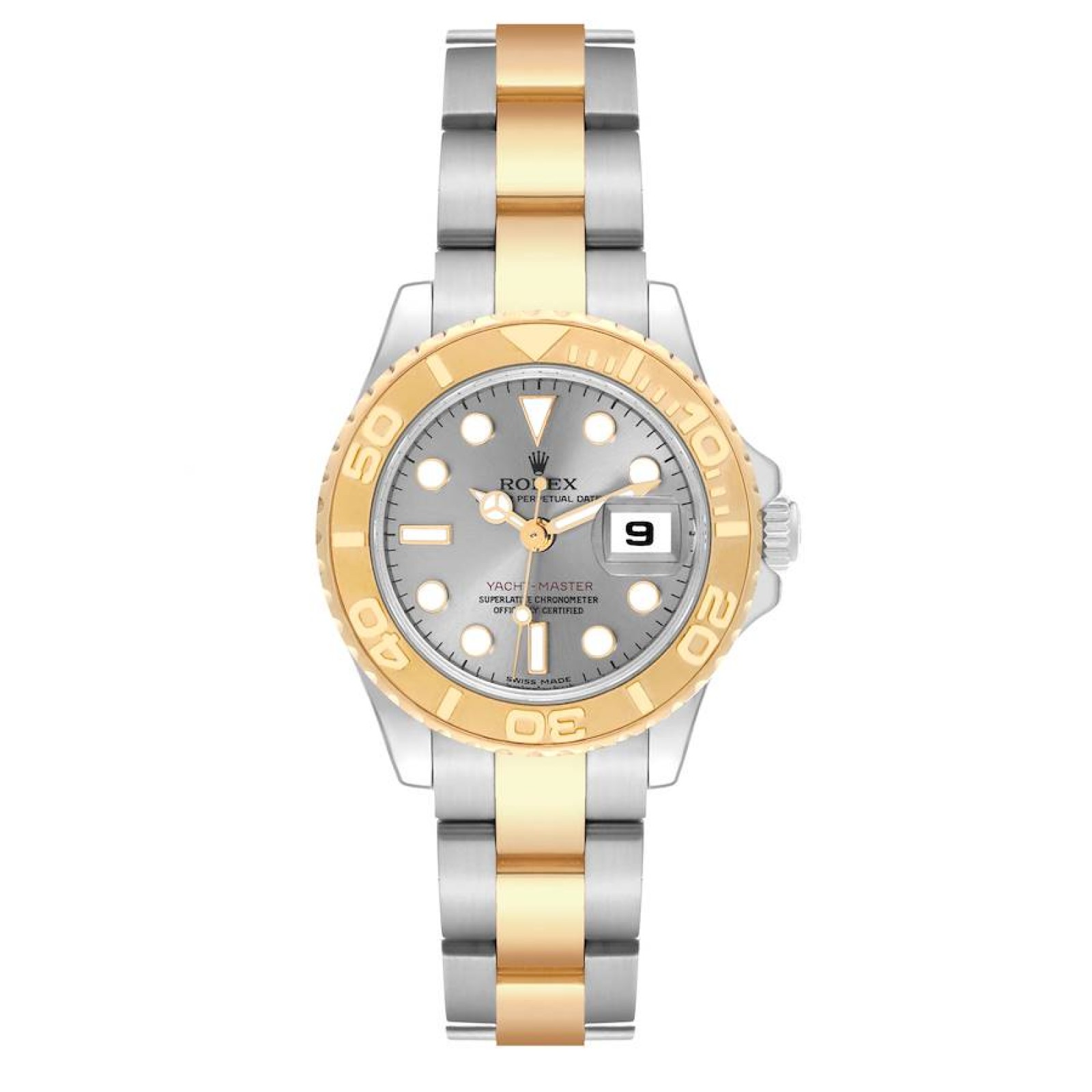 Rolex Yachtmaster 29 Steel Yellow Gold Ladies Watch 169623