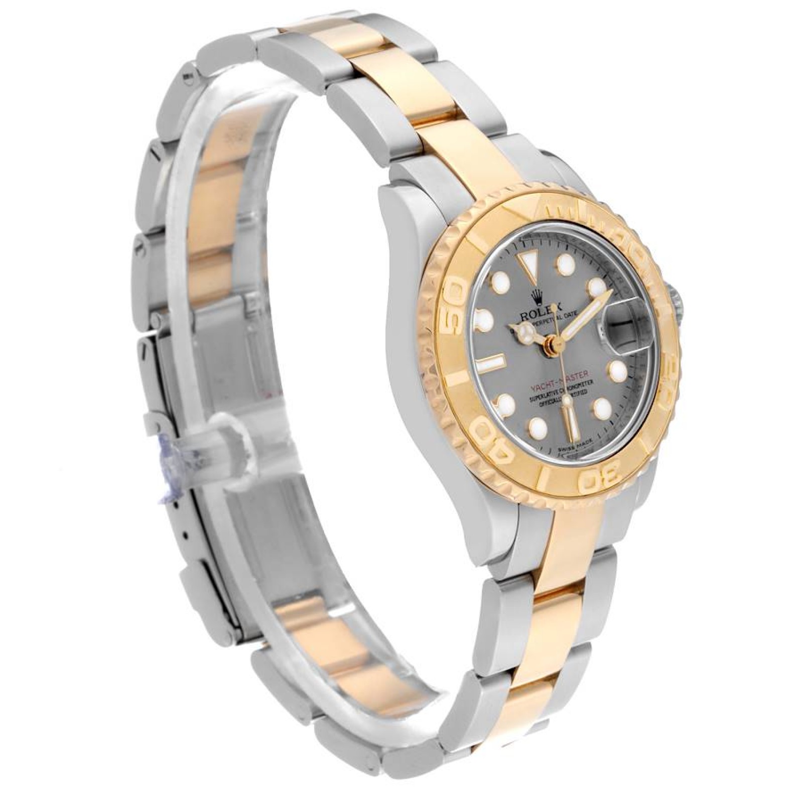 Rolex Yachtmaster 29 Steel Yellow Gold Ladies Watch 169623