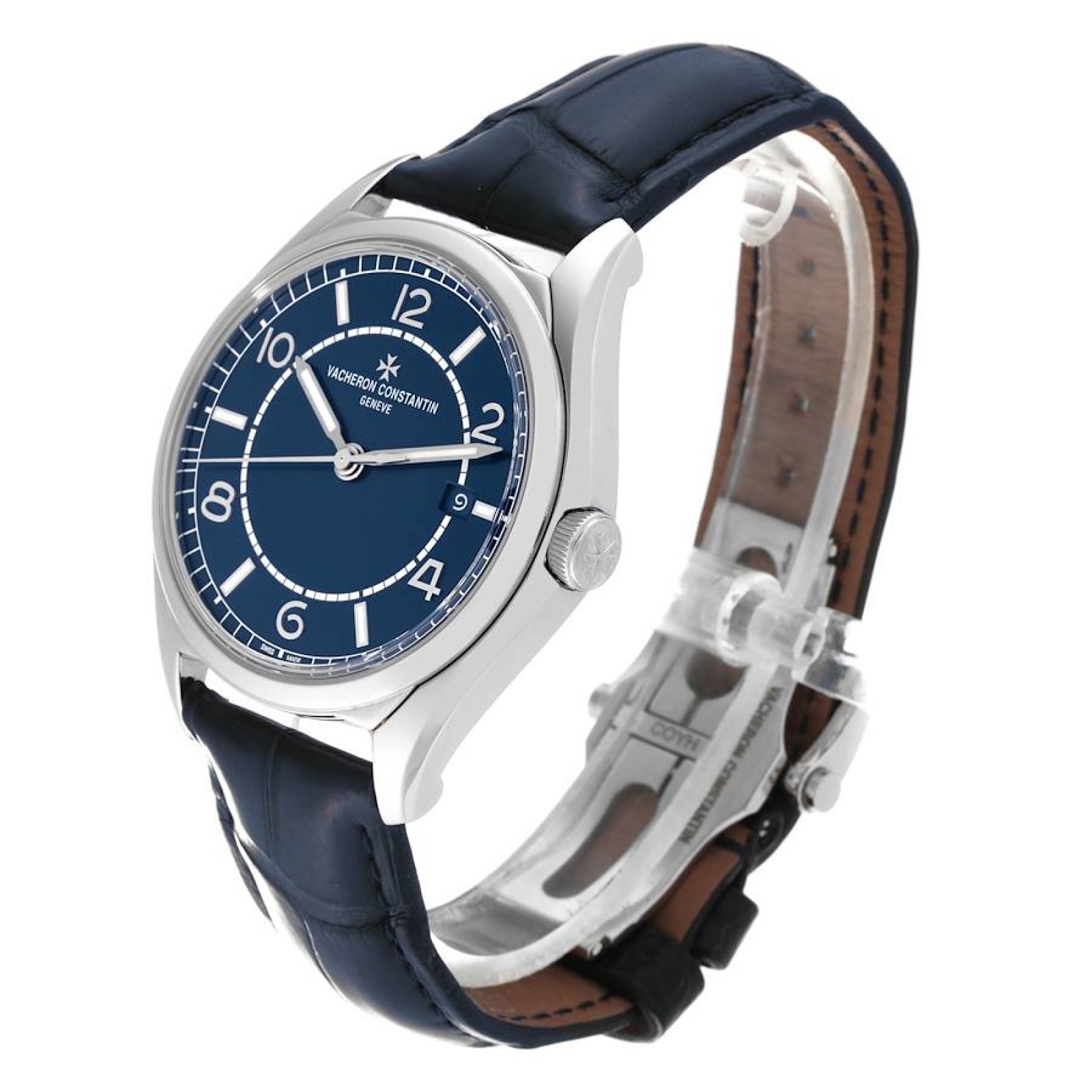 Vacheron Constantin Fiftysix Blue Dial Steel Mens Watch 4600E