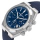 Vacheron Constantin Overseas Blue Dial Chronograph Mens Watch 5500V